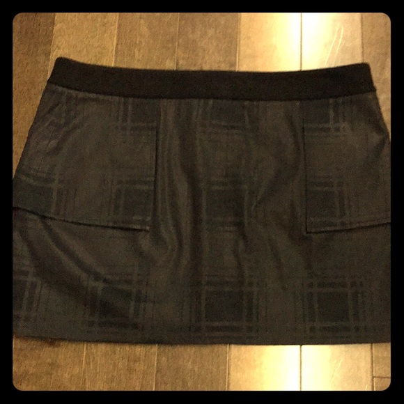 Tibi Black Check Mini Skirt, Size 4 - Picture 4 of 8